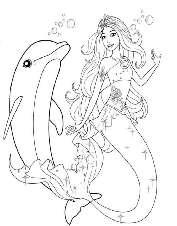 mermaid coloring pages printable