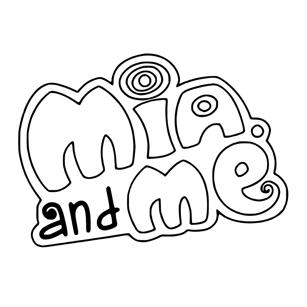 coloring pages kids mia and me