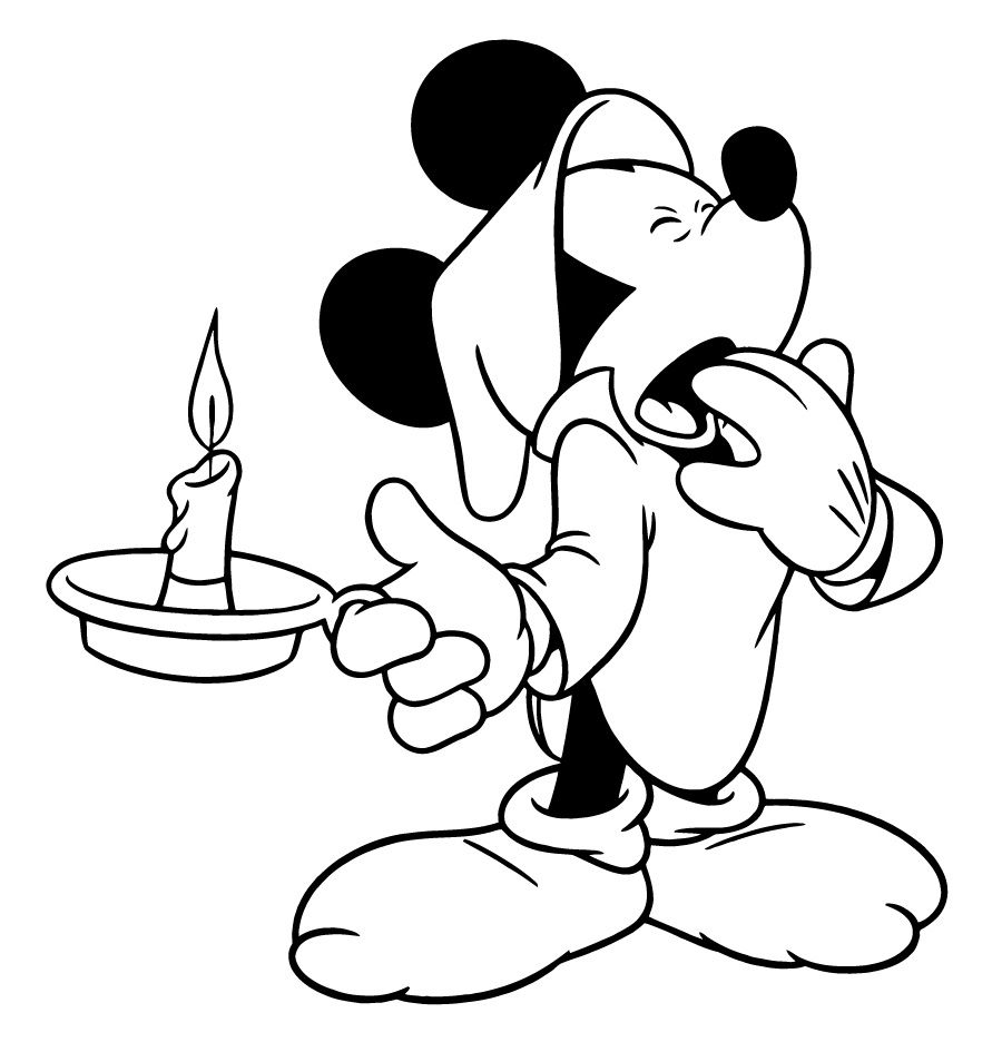 mickey mouse coloring pages for kids