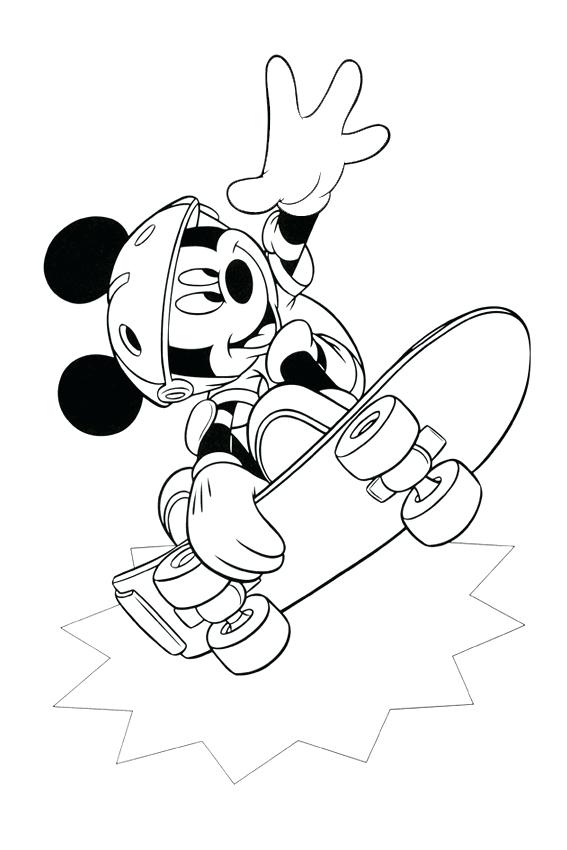 mickey mouse coloring pages for toddlers