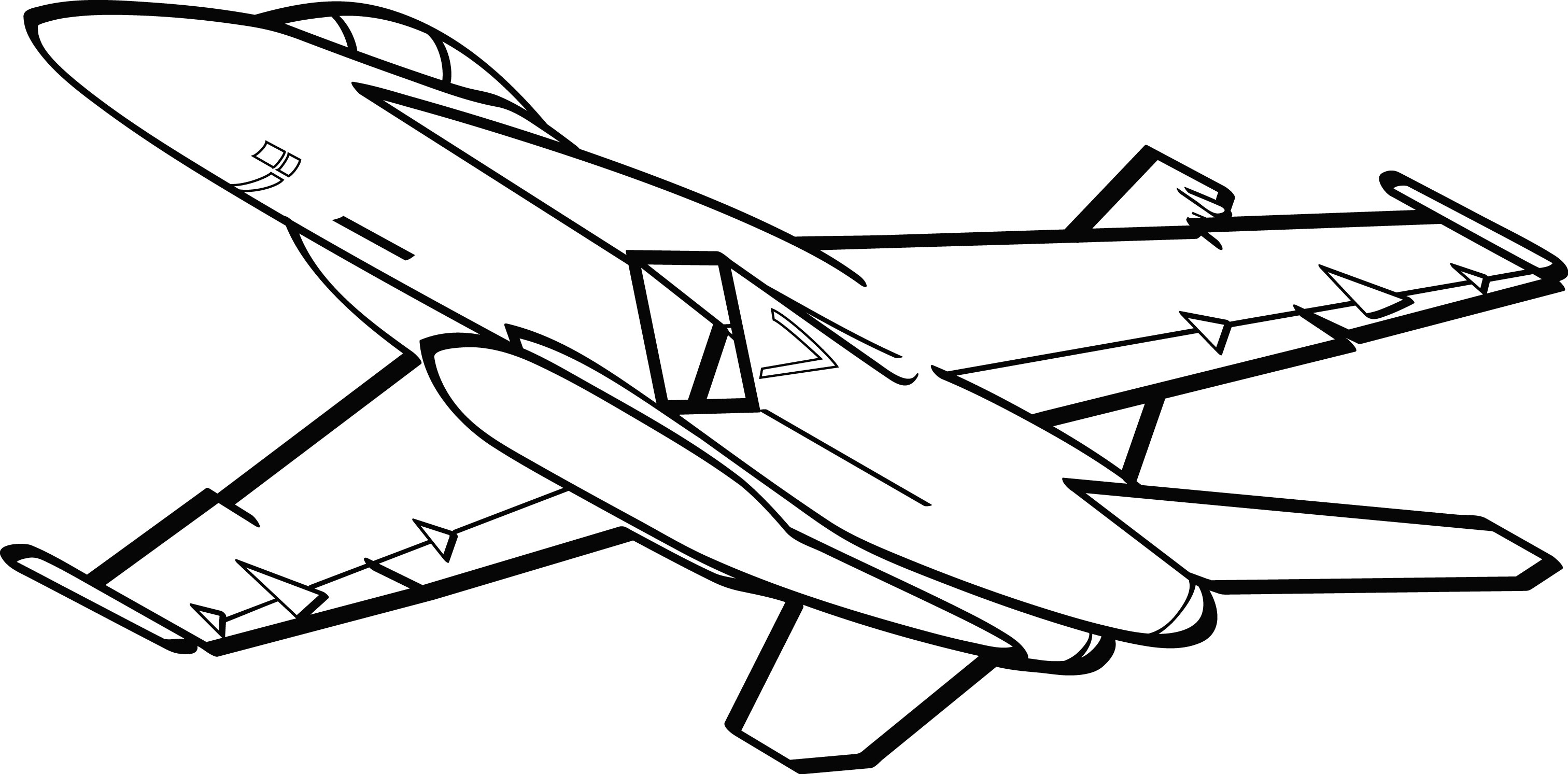 military airplane coloring pages