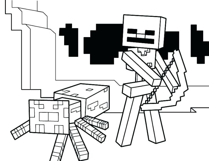 minecraft coloring pages for kids