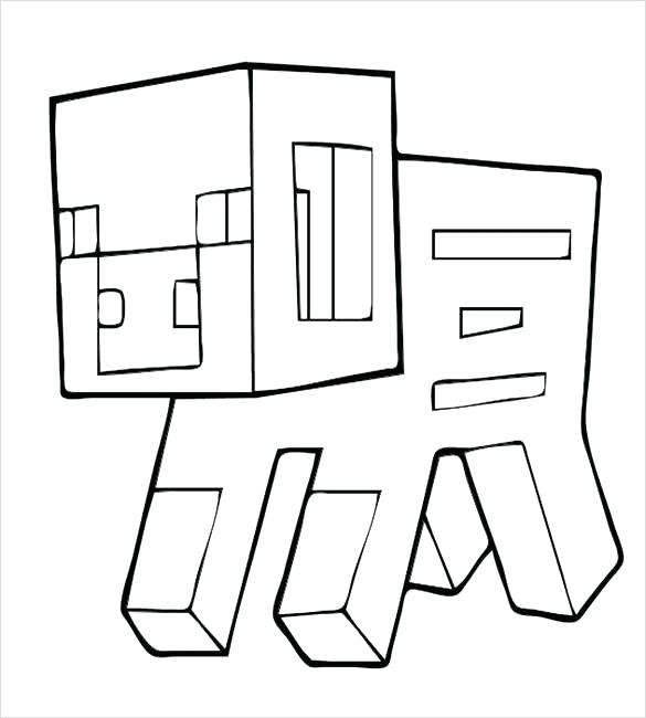 minecraft coloring pages to print