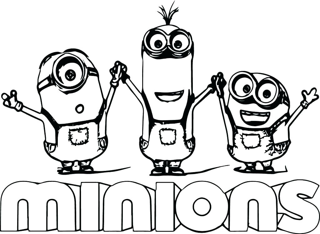minion coloring pages to print