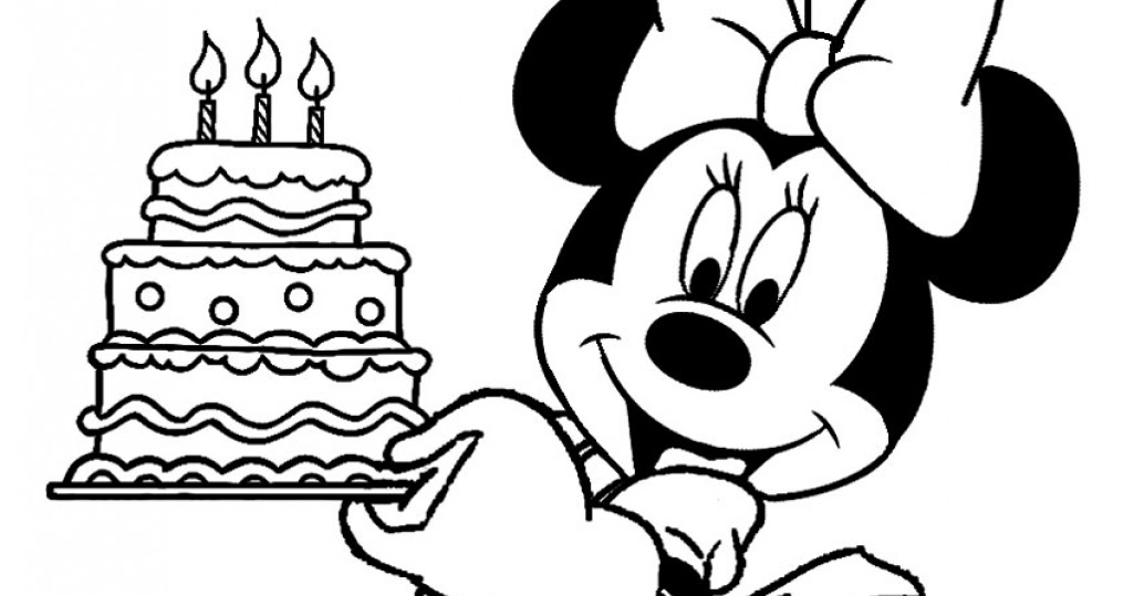 minnie mouse coloring pages free printable