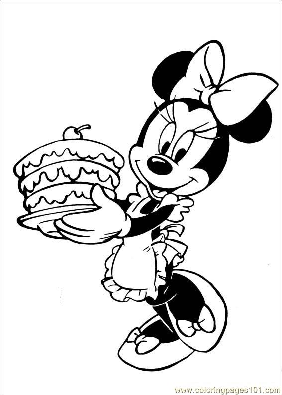 minnie mouse coloring pages free to print