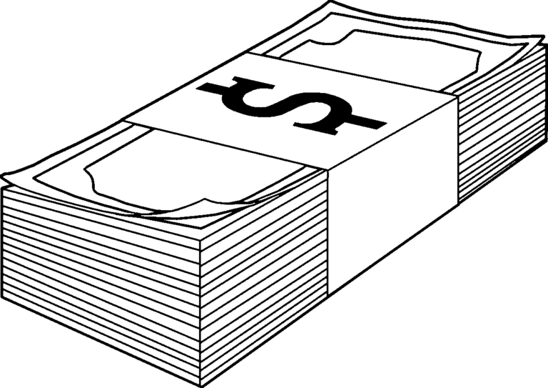 Money Coloring Pages Pdf For Kids - Coloringfolder.com