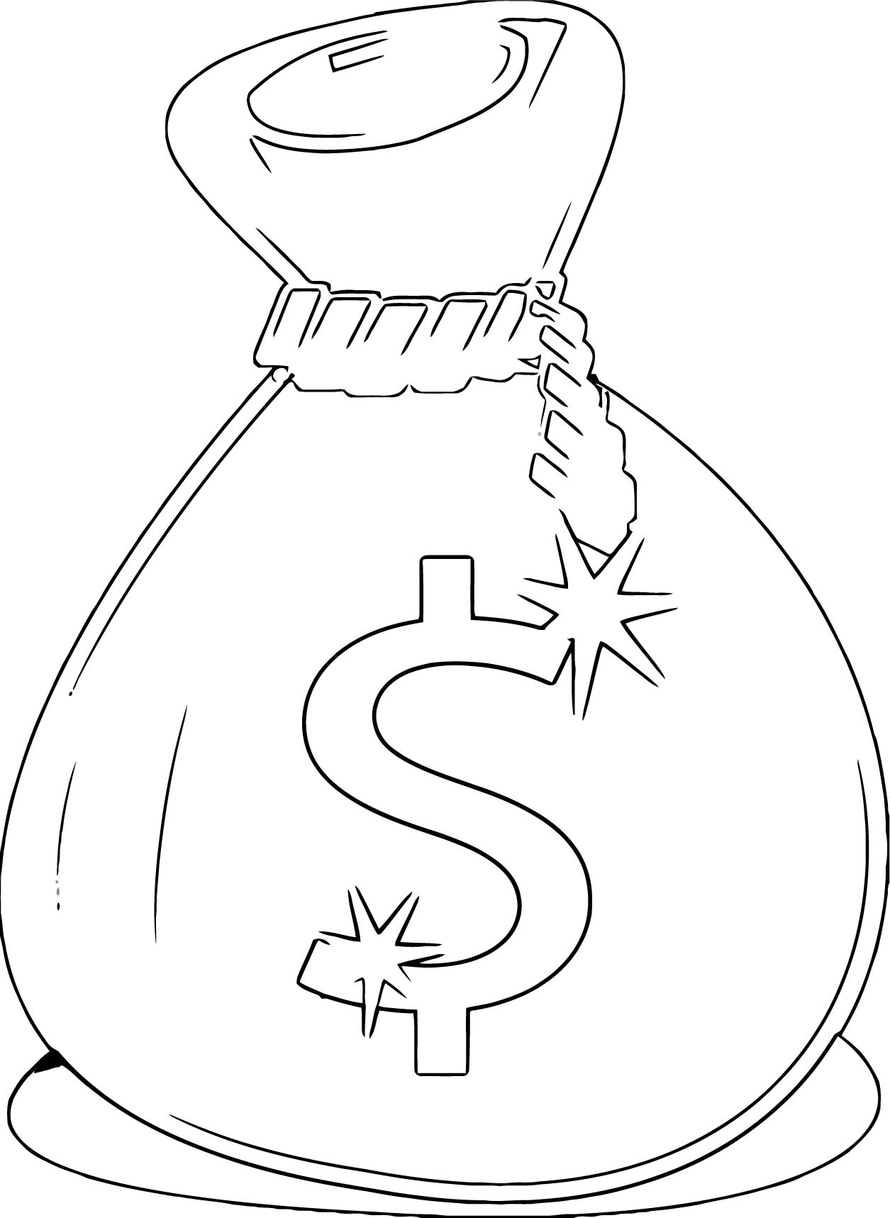 money coloring pages printable