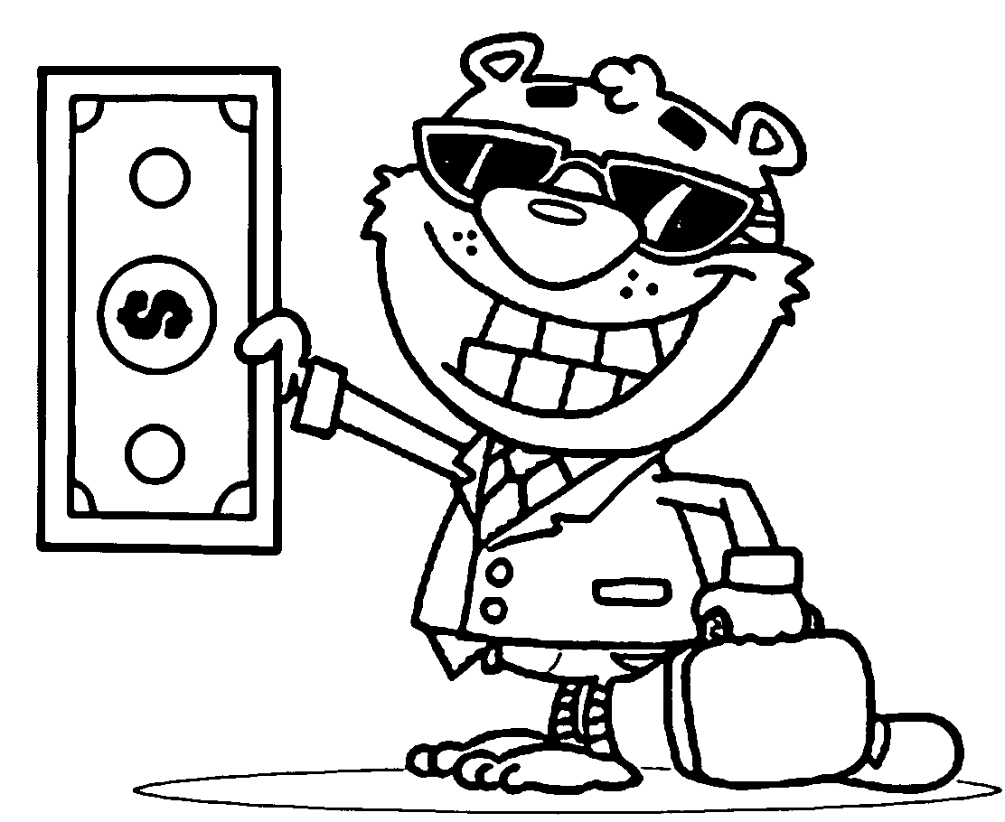 us money coloring pages