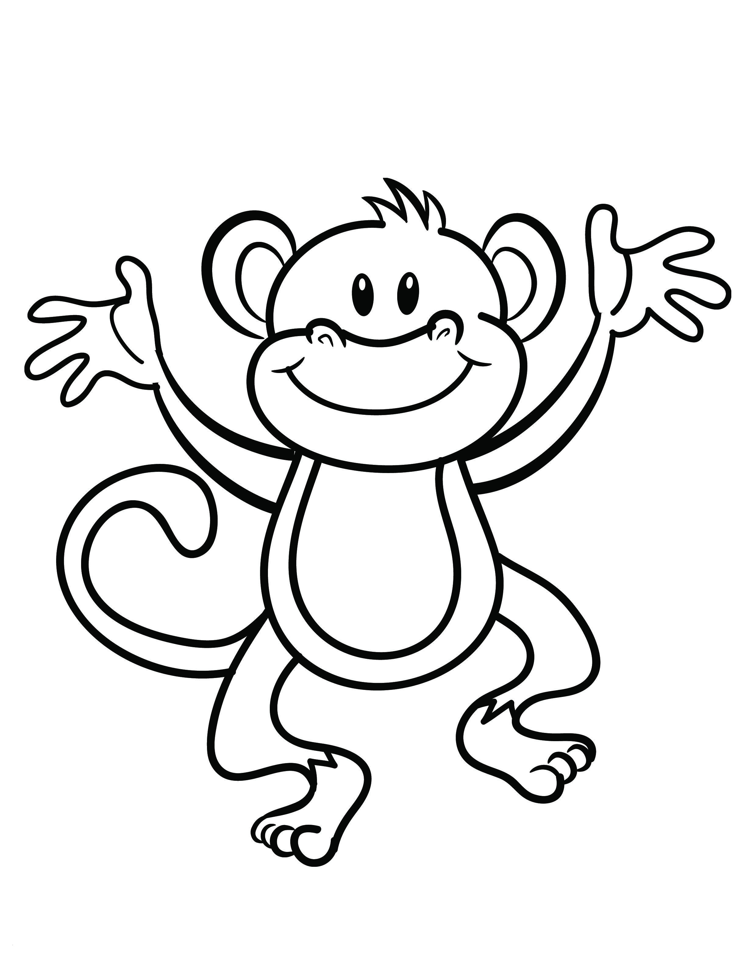 monkey coloring pages printable