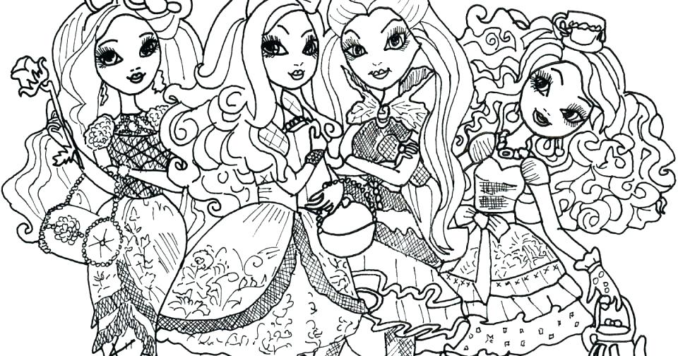 monster high coloring pages for free
