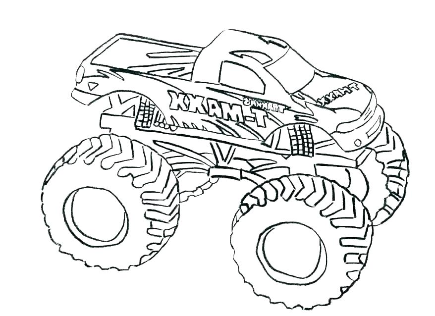 monster truck coloring pages pdf