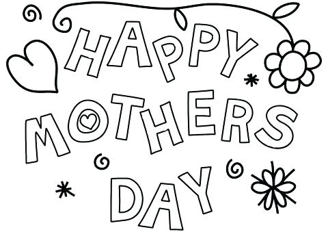 mothers day coloring pages for sunday school