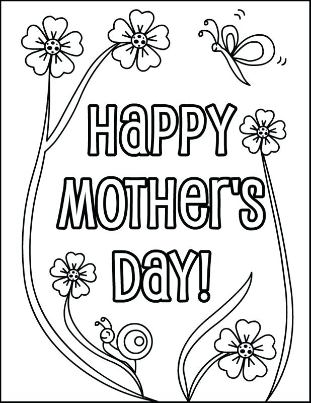 mothers day coloring pages for toddlers