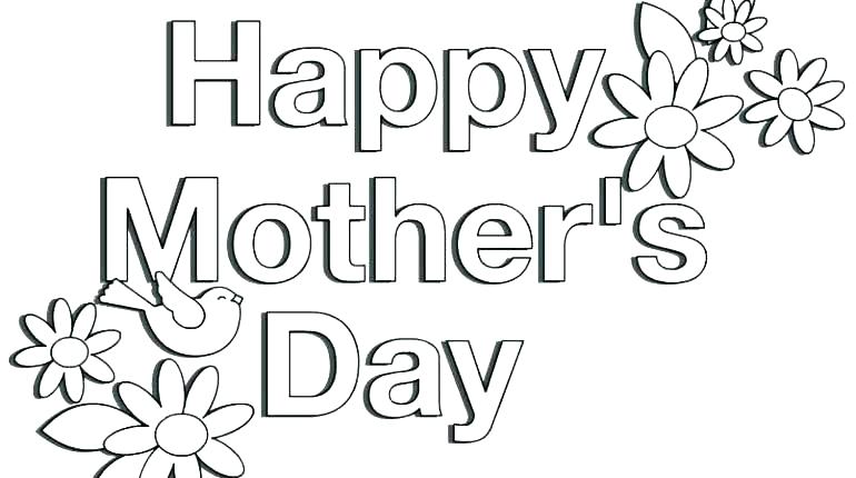 mothers day coloring pages to print
