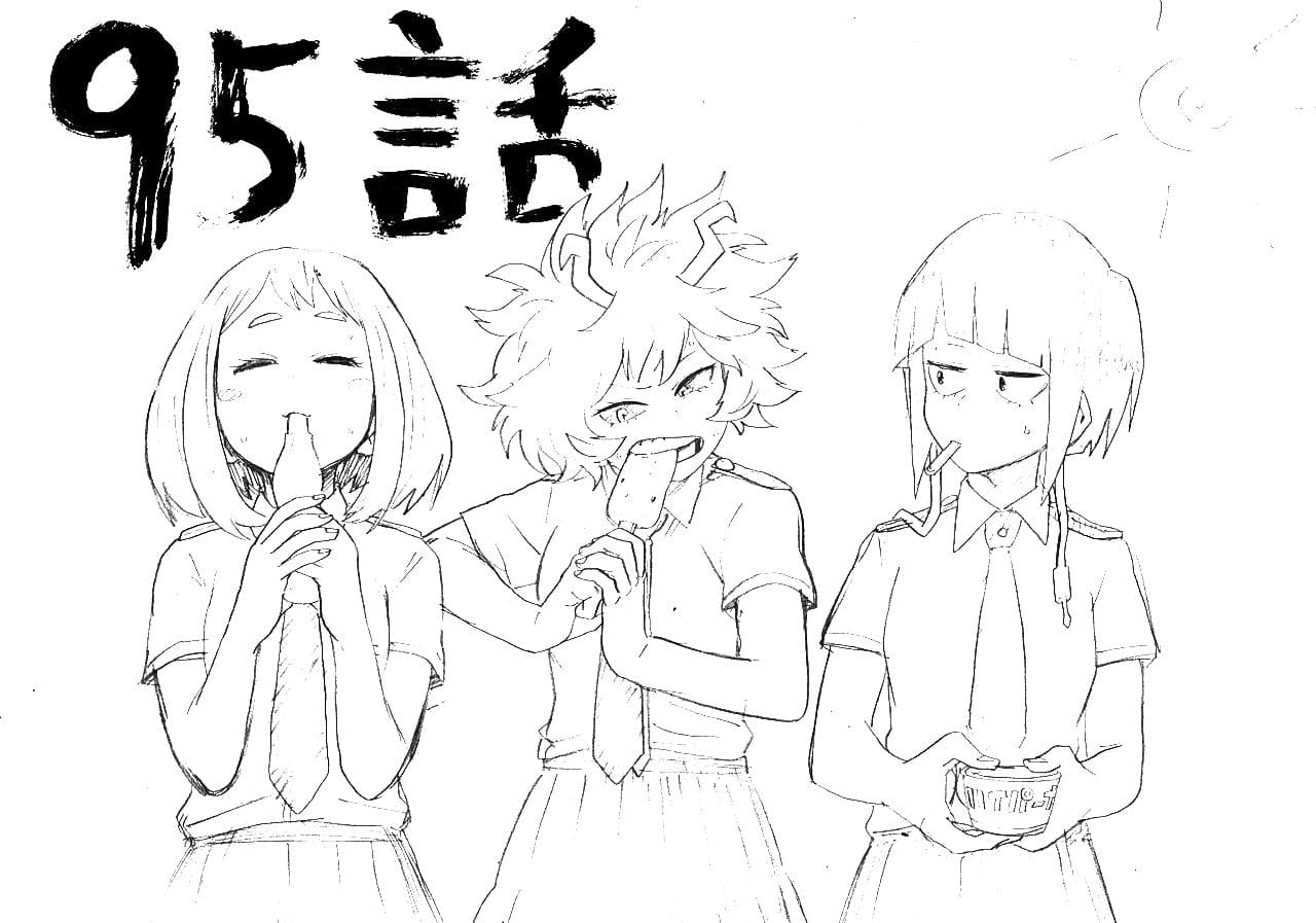 my hero academia coloring pages]