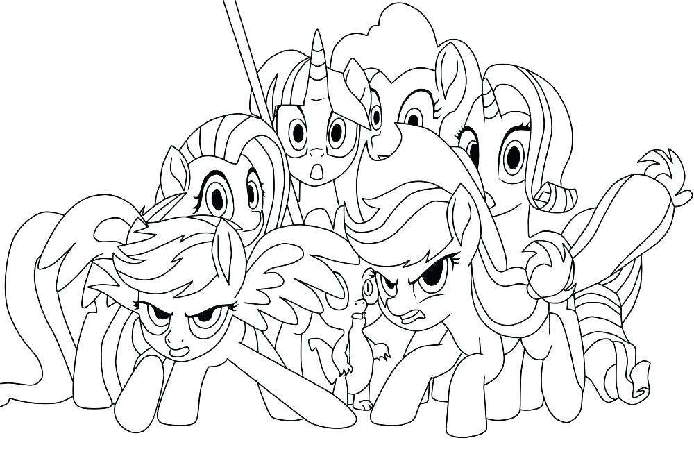 my little pony coloring pages to print
