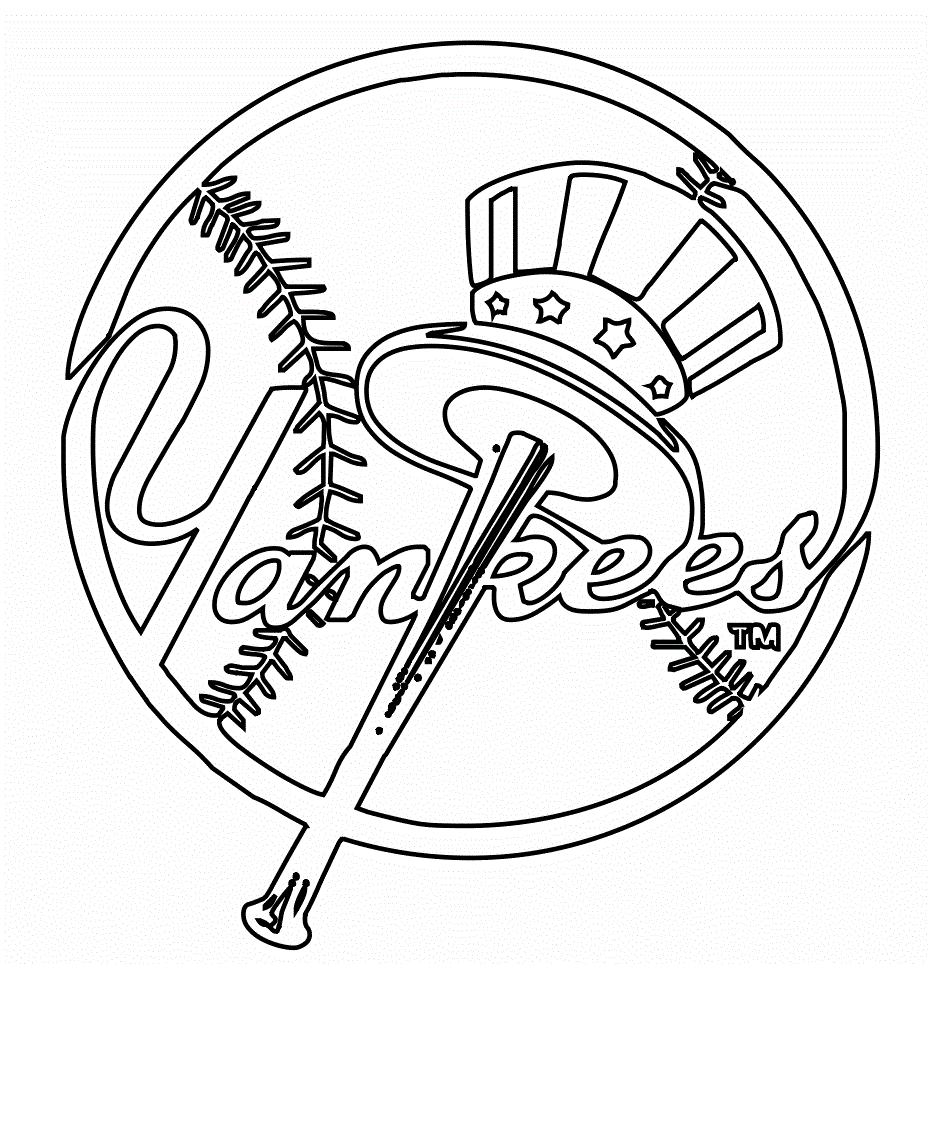 new york yankees coloring pages printable