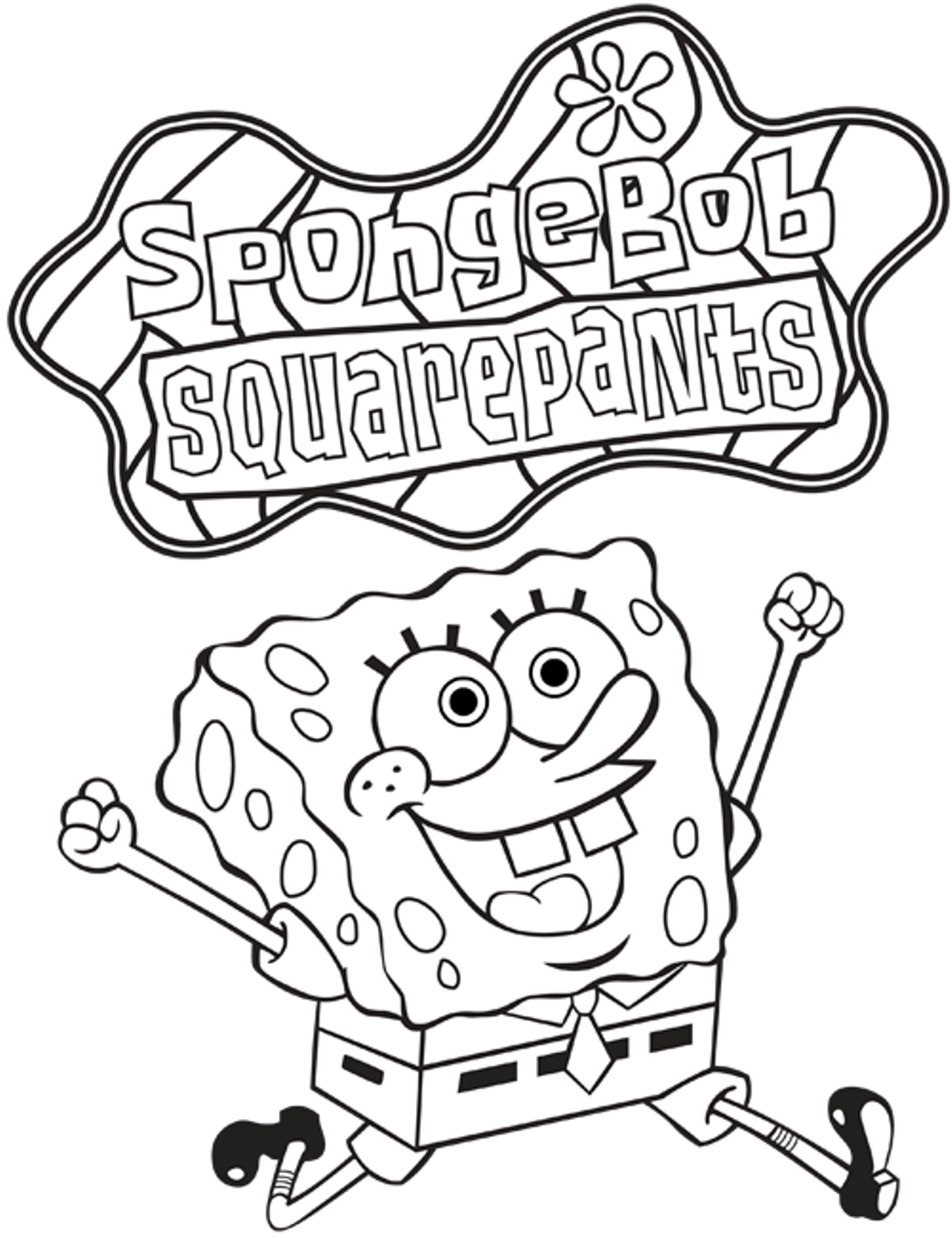 spongebob coloring pages nickelodeon