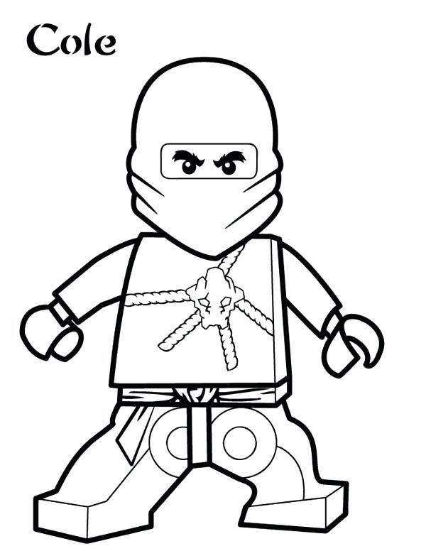 ninjago coloring pages cole
