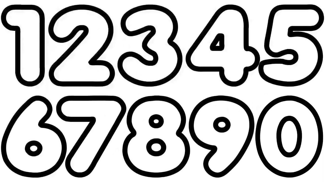 number by number coloring pages