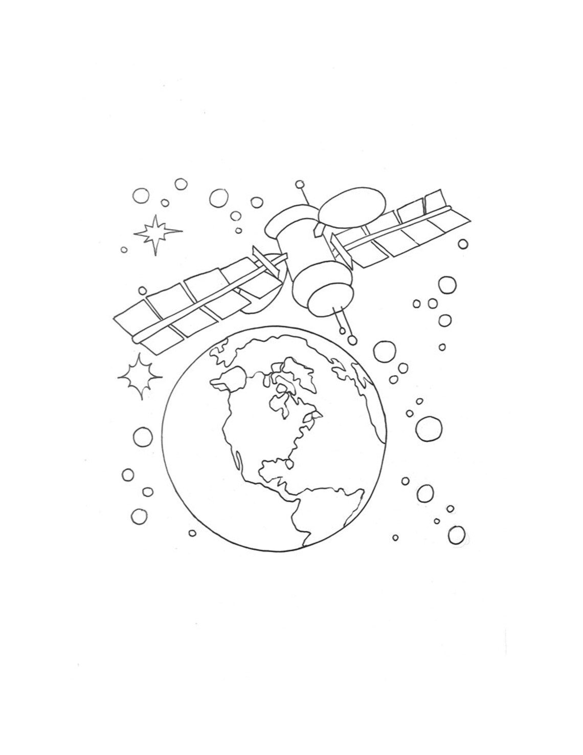 outer space coloring pages for adults