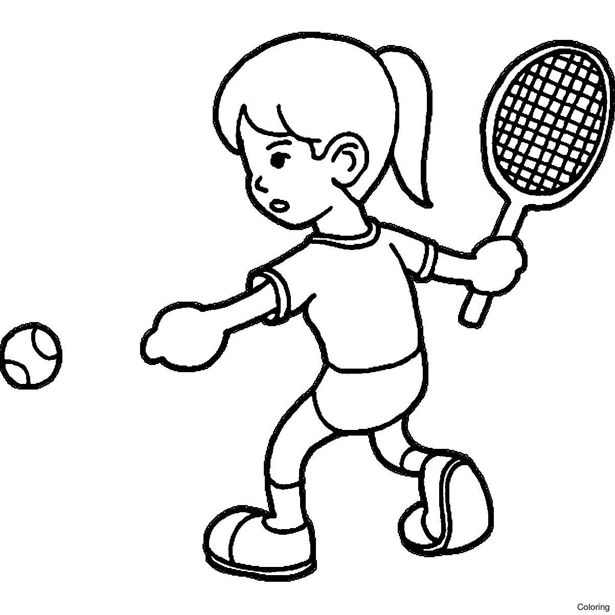 padel coloring pages for kids
