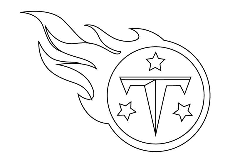 peintable tennessee titans coloring pages