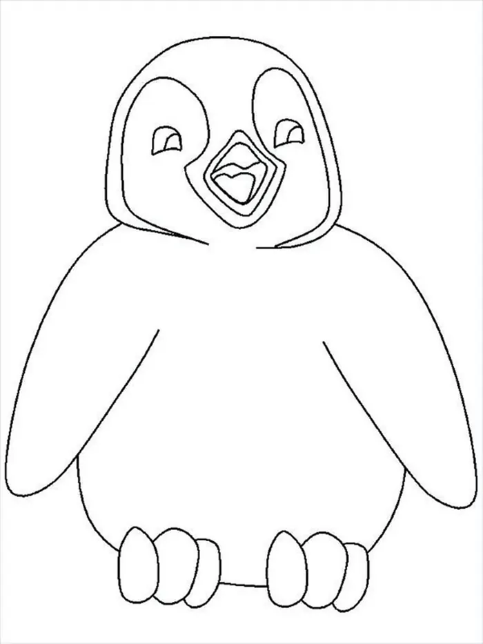 cute penguin coloring pages