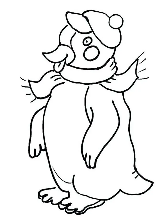 Free Penguin Coloring Pages.webp