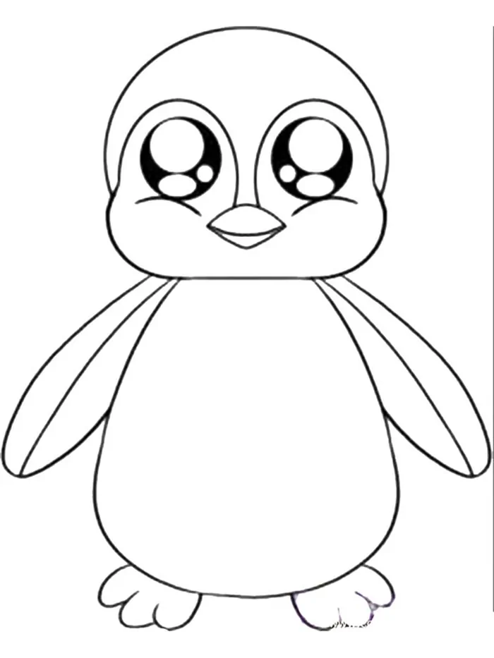 penguin coloring pages for kids