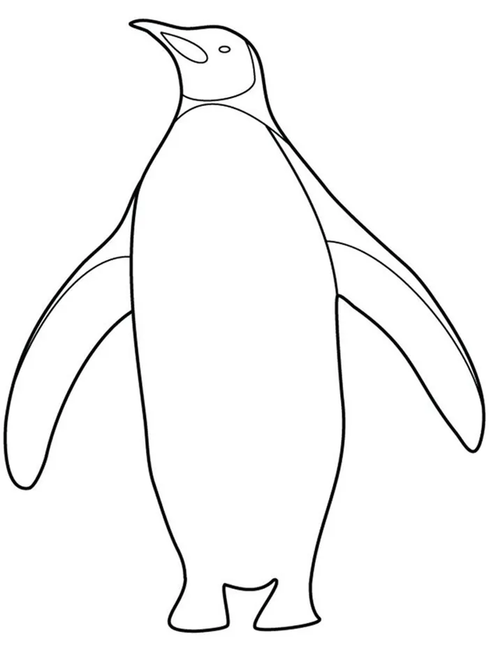 penguin coloring pages for kindergarten