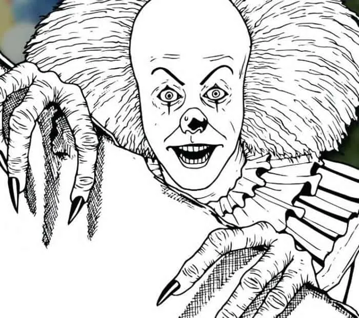 evil joker coloring pages