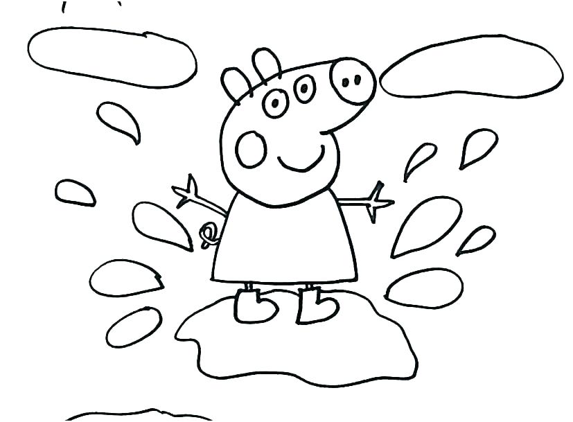 peppa pig coloring pages to print