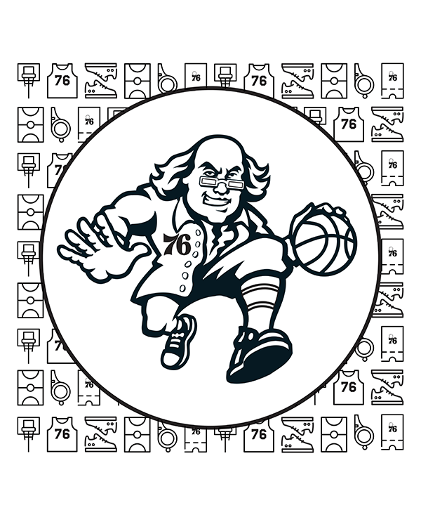 philadelphia 76ers coloring pages to print