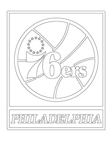 philadelphia 76ers coloring pages