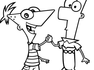phineas and ferb perry coloring pages