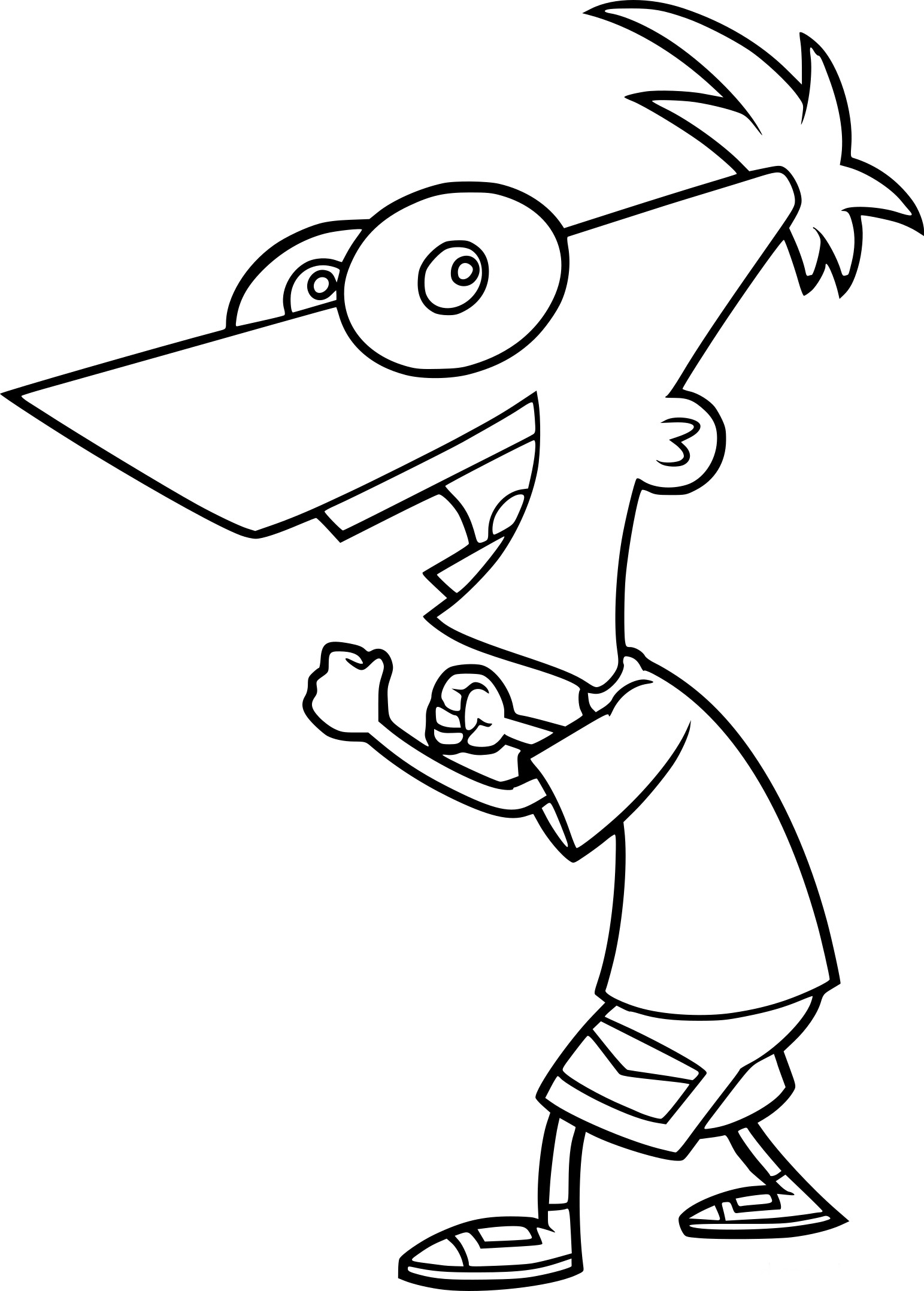 phineas and ferb the movie coloring pages