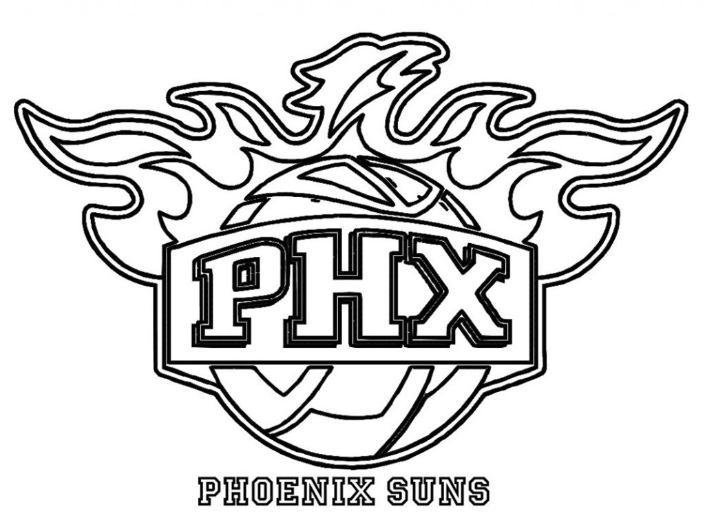 phoenix suns coloring pages