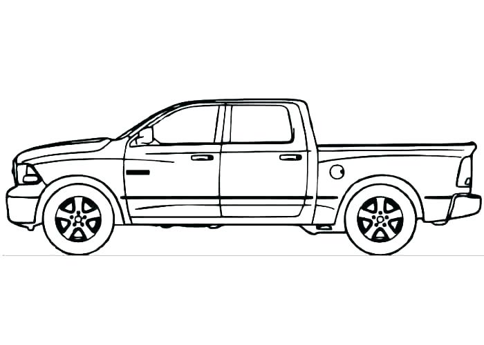 pickup truck coloring pages