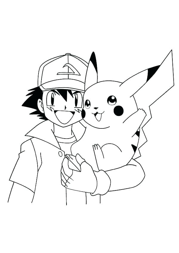 pikachu coloring book pages