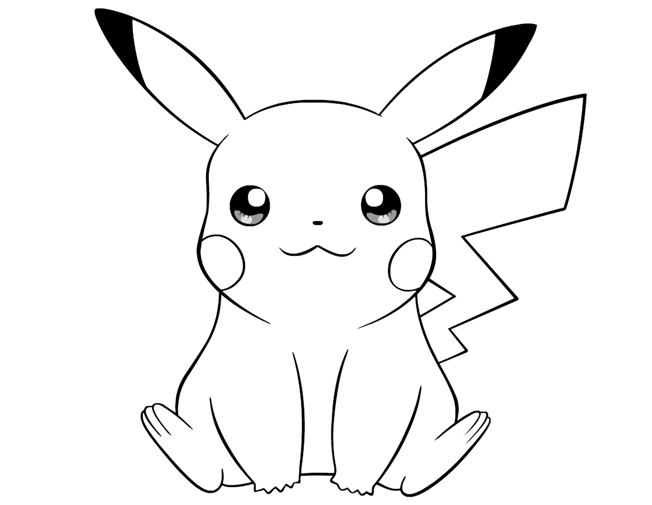 pikachu coloring pages to print