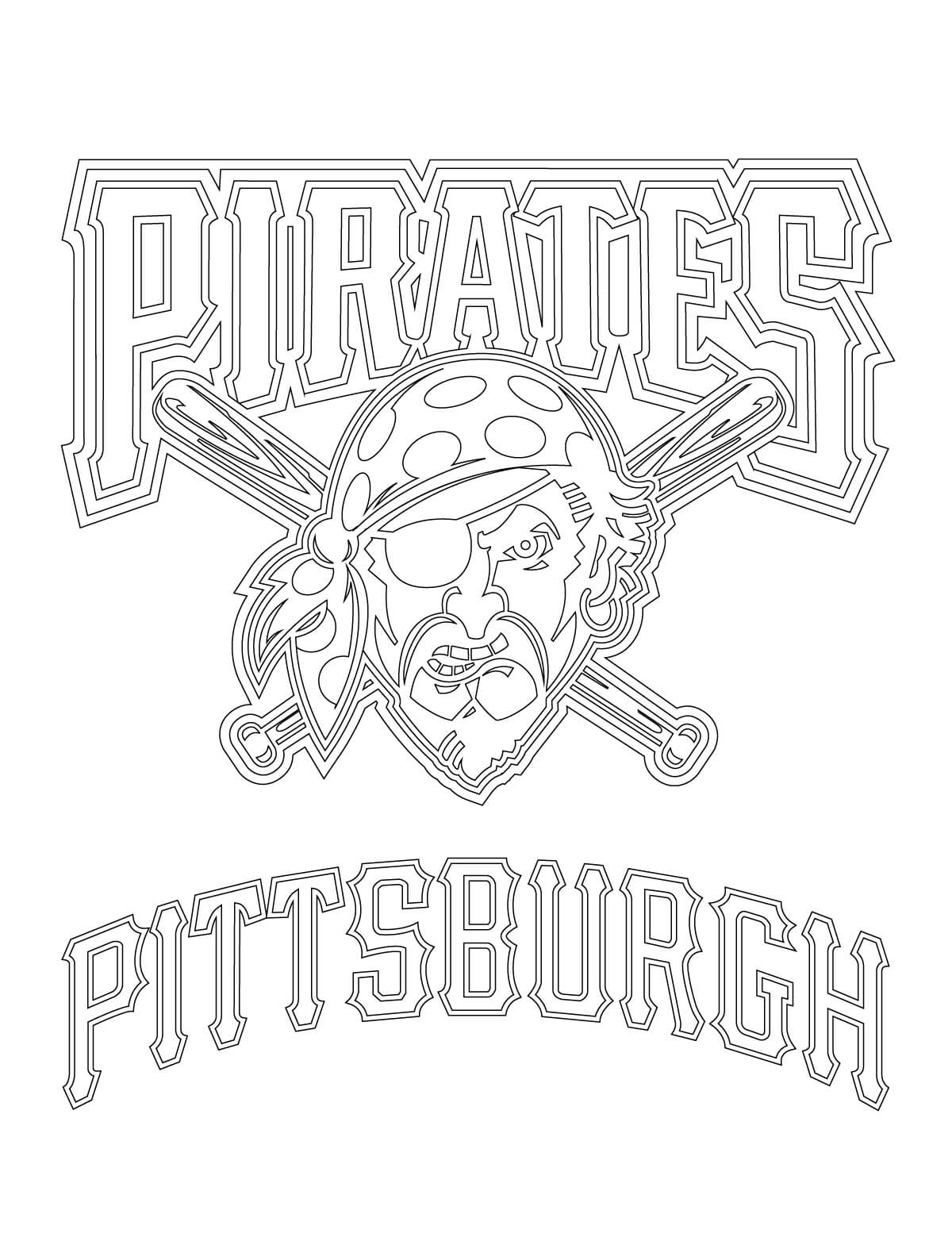 pittsburgh pirates coloring pages