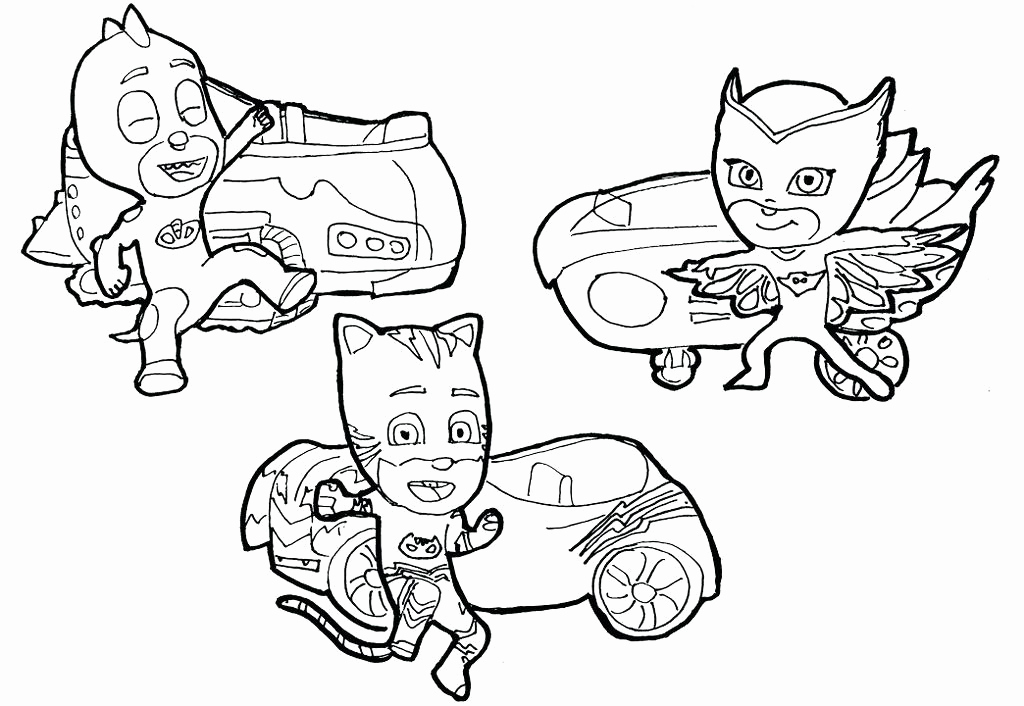 pj masks coloring pages printable