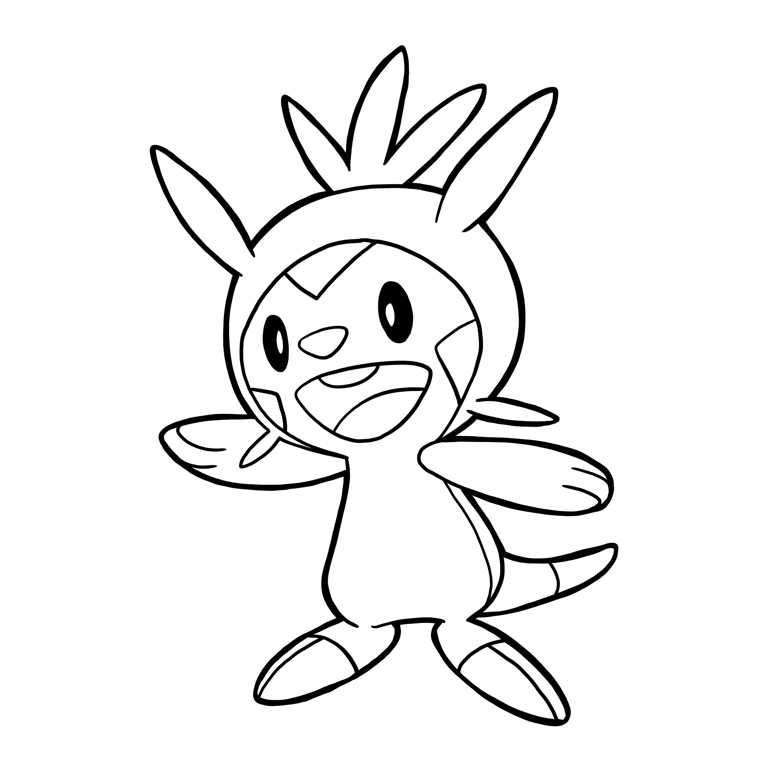 pokemon chespin coloring pages