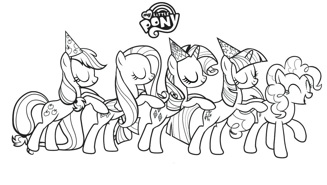 pony coloring pages for kids