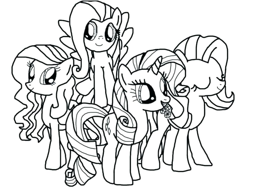 pony coloring pages free