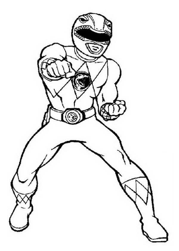 power rangers coloring pages free printable