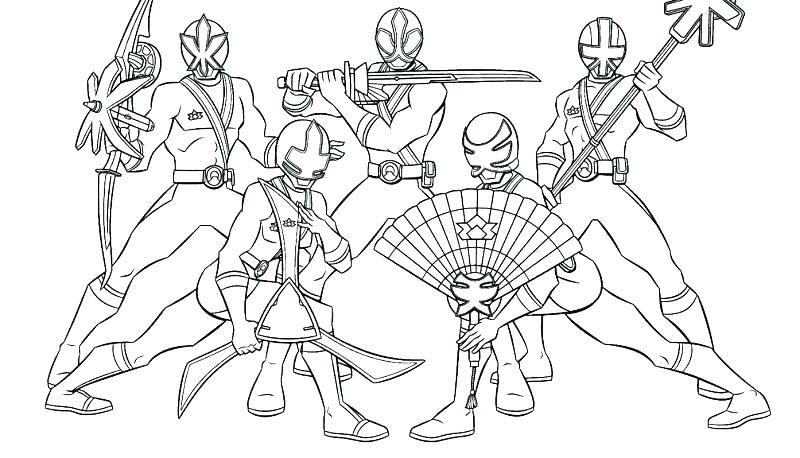power rangers coloring pages online