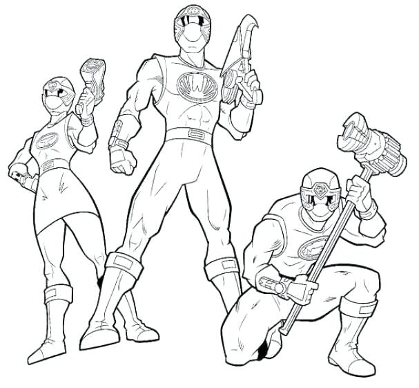 power rangers ninja storm coloring pages